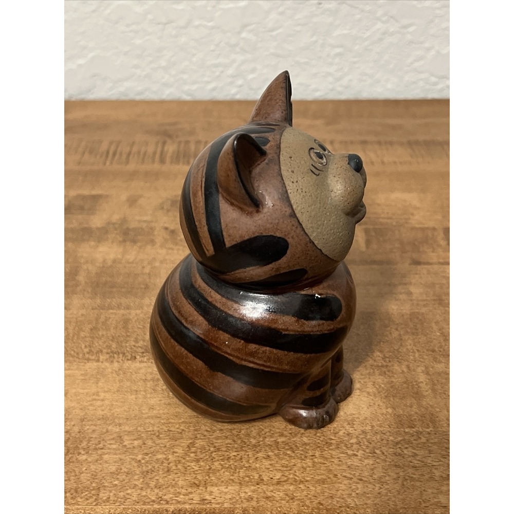 Vintage MCM Pottery Cat Figurine by Toscany Made in Japan - Picture 4 of 10